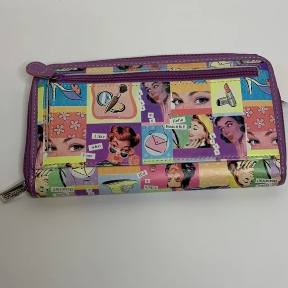 Fossil 50s inspired wallet - Picture 2 of 3